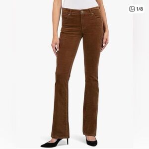 Kut From The Kloth Karen Cognac Corduroy Baby Bootcut Pants